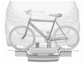 Fahrrad am Heckträgersystem befestigen