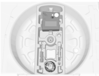 Fahrzeuge mit Reifenreparaturset unter der Bodenabdeckung