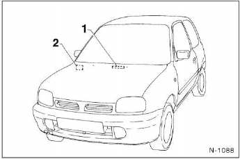 Nissan Micra - Fahrgestellnummer