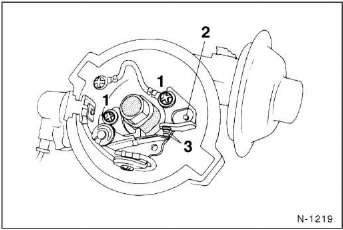 Nissan Micra - Einstellen mit schlieÿwinkel-meÿgerät
