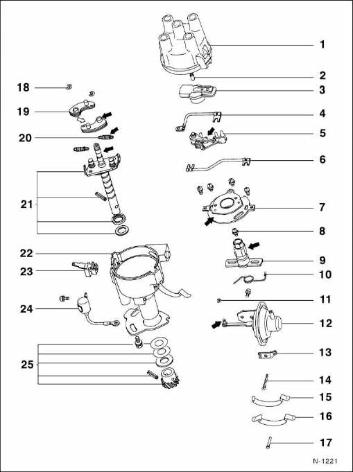 Nissan Micra - Der zündverteiler