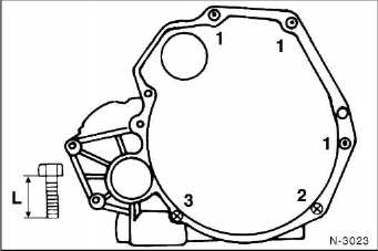Nissan Micra - Getriebeschrauben 1,0-l-motor