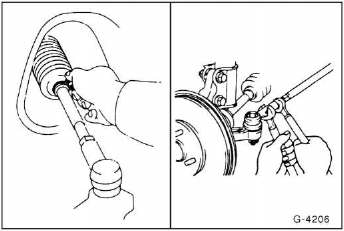 Nissan Micra - Spureinstellung vorderachse