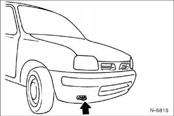 Nissan Micra - Fahrzeug abschleppen